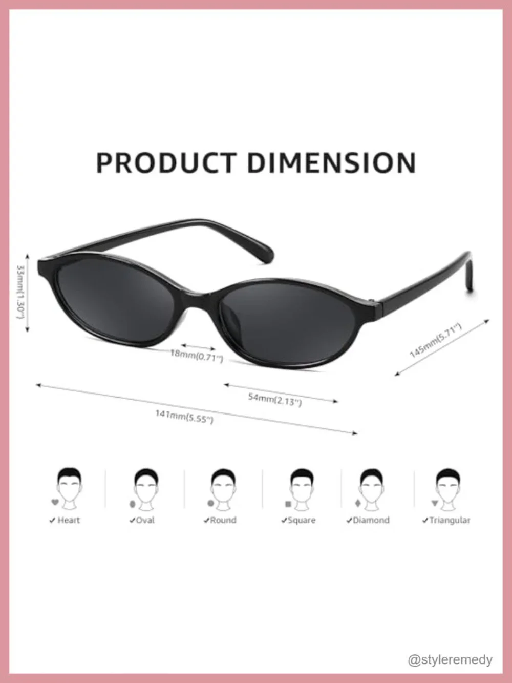Retro Oval Cat Eye Sunglasses Women 90s Narrow UV400 Lightweight Shades Y2k